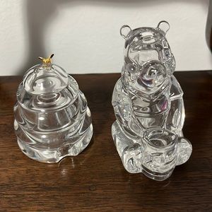 NWOT Lenox Crystal Winnie the Pooh Salt and Pepper Set